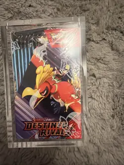 Pokemon TCG Destined Rivals Booster Box New and Sealed in Acrylic Case - Image 4