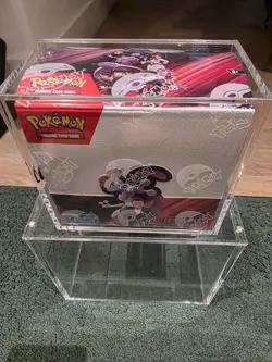 Destined Rivals Booster Box 36 Packs Factory Sealed + Acrylic Case Pokemon TCG - Image 1