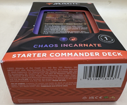 Commander Starter Deck: Chaos Incarnate - Magic: the Gathering - Brand New - Image 5