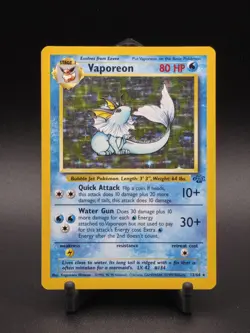 Vaporeon 12/64 Holo - Pokemon TCG Jungle Set - Unlimited Holo Rare - Image 1