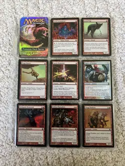 MTG Magic the Gathering Premium Deck Series: Fire/Lightning, Slivers, Graveborn - Image 1