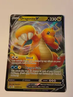 Dragonite V SWSH154 SWSH: Sword & Shield Black Star Promo Pokemon Card - Image 1