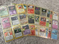 Binder Full 45 Pokemon Cards WOTC Vintage HOLO/ Rev Collection Lot LP/MP - Image 1
