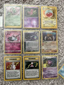 Binder Full 45 Pokemon Cards WOTC Vintage HOLO/ Rev Collection Lot LP/MP - Image 2