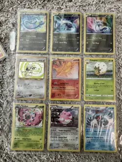 Binder Full 45 Pokemon Cards WOTC Vintage HOLO/ Rev Collection Lot LP/MP - Image 4