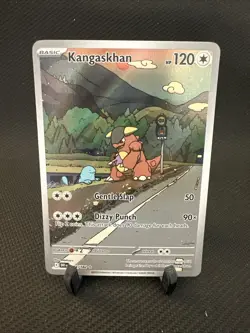 Pokemon TCG Kangaskhan Destined Rivals Illustration Rare Card 204/182 SV10 - Image 1