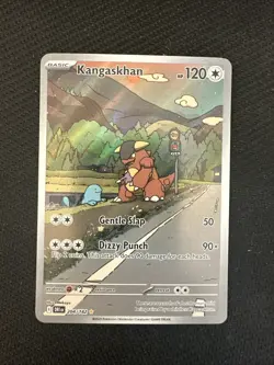 Pokemon TCG Kangaskhan Destined Rivals Illustration Rare Card 204/182 SV10 - Image 3