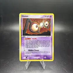 Unown (N) N/28 Holo Rare Pokemon Vintage Card EX Unseen Forces LP -c - Image 1