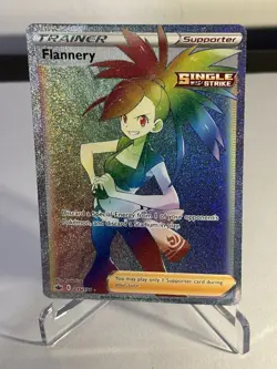 Pokemon TCG Flannery Chilling Reign Secret Rare Card 215/198 Near Mint Condition - Image 1