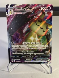 Pokemon TCG Mimikyu VMAX Holo Ultra Card Sword & Shield: Brilliant Stars 069/172 - Image 1