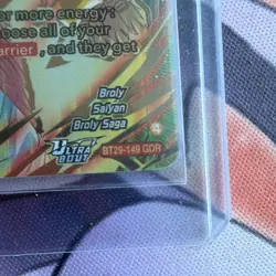 Dragon Ball Super Card Game - SS Broly, Cutthroat Warfare Ultra Bout GDR BT29-1… - Image 2