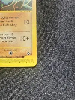 NM Mankey Reg. Non-Holo 92/147 Aquapolis Pokemon Card - Image 4