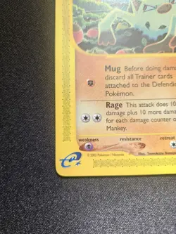 NM Mankey Reg. Non-Holo 92/147 Aquapolis Pokemon Card - Image 5