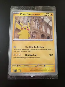Sealed Pikachu At The Museum Jumbo Promo Card - Image 1