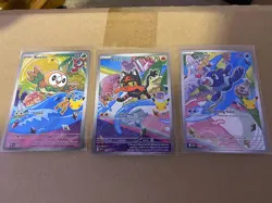 Pokemon TCG First Partners Illustration Rares Alola Region Pack Fresh - Image 1