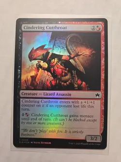 Cindering Cutthroat (Foil) - Bloomburrow - LP - Common - Creature - MTG - Image 1