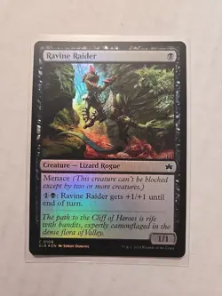 Ravine Raider (Foil) - Bloomburrow - LP - Common - Creature - MTG - Image 1