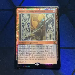 Magic: The Gathering Sword of Body and Mind Foil Mythic Kaladesh 050/054 English - Image 1