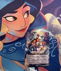 DDcards🇨🇦Lorcana Whispers / The First Chapter Infinity Promo A Whole New World - Image 1