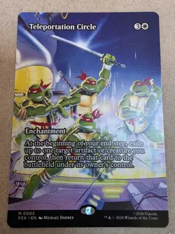 Teleportation Circle - Regular (Borderless) Teenage Mutant Ninja Turtles - Mtg - Image 1