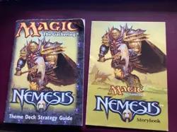 Magic The Gathering NEMESIS THEME DECK STRATEGY GUIDE MTG + StoryBook - Image 1