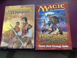 Magic The Gathering MERCADIAN MASQUES THEME DECK STRATEGY GUIDE MTG + StoryBook - Image 1