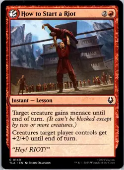 How to Start a Riot 140 C Avatar: The Last Airbender 2025 NM - Image 1