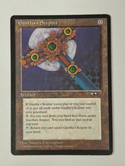 x1 Gustha's Scepter x1 MTG Alliances Magic The LP BB - Image 1