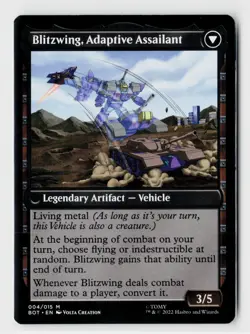 MTG Blitzwing, Cruel Tormentor // Blitzwing, Adaptive Assailant - Transformers - Image 2