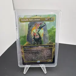 Magic: The Gathering Gishath Sun's Avatar Mythic Borderless Foil Creature LCI 0… - Image 1