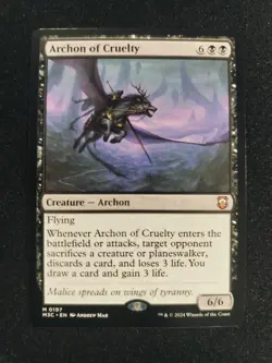 MTG Archon of Cruelty 0197 Commander: Modern Horizons 3 NM - Image 1