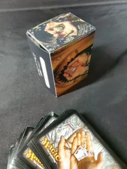 2010 Ultra Pro MTG Limited Edition Combo Mox Diamond Deck Box & 79 Sleeves Vtg - Image 3