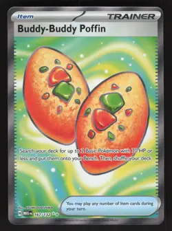 Buddy-Buddy Poffin 167/132 Pokemon TCG ME01: Mega Evolution NM - Image 1