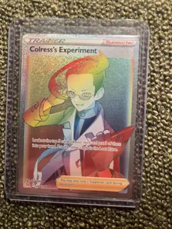 Pokemon Lost Origin - COLRESS'S EXPERIMENT 205/196 Rainbow Secret Rare - Image 1