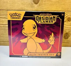 Pokemon Scarlet & Violet Obsidian Flames Elite Trainer Box Sealed 820650853913 - Image 1
