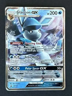 Glaceon GX Sm147 Sm Holo Pokemon TCG Black Star Promo MP - Image 1