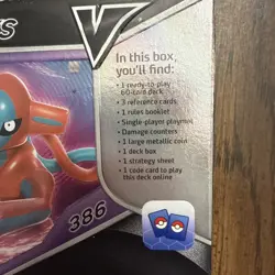 Pokemon Trading Card Game Battle Deck Deoxys V Set, Factory Sealed - Image 4