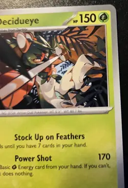 Decidueye 005/064 Uncommon Scarlet & Violet: Shrouded Fable Pokemon TCG - Image 3