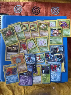 Vintage 1st Ed Pokemon Card Lot of 24 Cards - 1st Edition ONLY Collection - Image 1