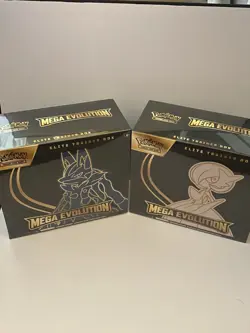 Pokemon Mega Evolution Elite Trainer Box ETB Set of 2 Sealed Gardevoir & Lucario - Image 1