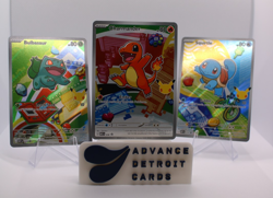 Pokemon First Partner Illustration Collection Series 1 Promos Set 3 Cards Kanto - Image 1