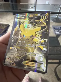 Pokemon TCG Pikachu EX XY124 Black Star Promo 2016 Hp Condition - Image 5