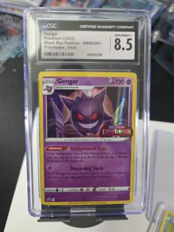 2022 Pokemon Lost Origin Prerelease Holo Gengar #SWSH241 CGC 8.5 - Image 1