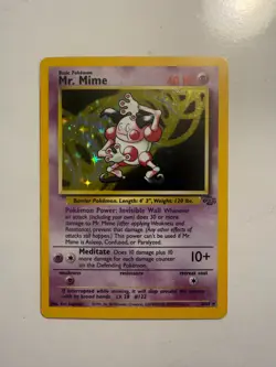 Mr. Mime Holo 06/64 Jungle 1999 Rare LP Pokemon TCG - Image 1