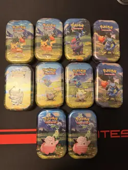 Lot Of 10 Pokemon Ascended Heroes Tins 2 Packs Per Tin - Image 1