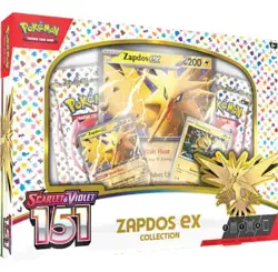 Pokemon TCG Scarlet & Violet 151 Factory Sealed Zapdos Ex Collection Box - Image 1