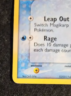 Pokemon Magikarp 64/107 Non Holo EX Deoxys LP - Image 4