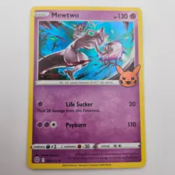 Mewtwo Holo Rare Trick or Trade Brilliant Stars 056/172 NM Pokemon TCG - Image 1