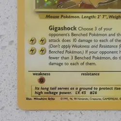 Pokemon TCG Raichu 14/62 Unlimited Fossil Set Holo Rare NM Condition - Image 5
