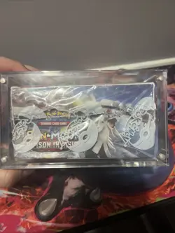 Pokemon (1) Sun And Moon: Crimson Invasion Sealed Booster Box W/ Acrylic Case - Image 2